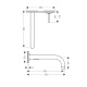Photo Sink mixer Axor Uno 38115820 grinded nickel
