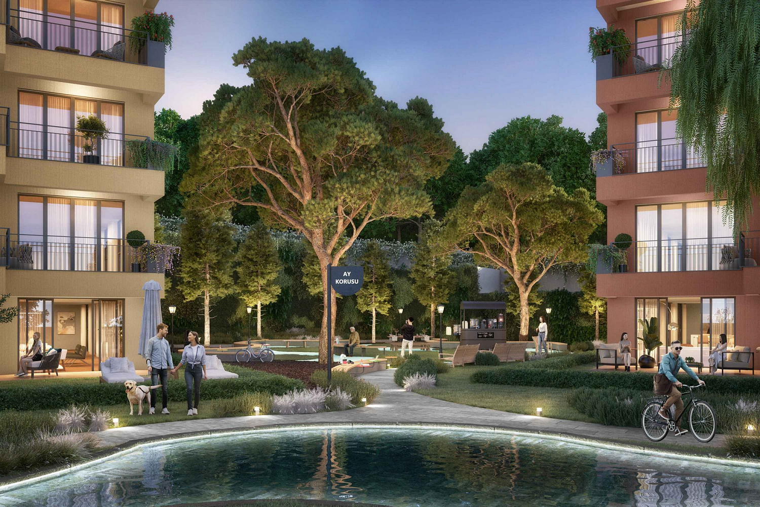 Family premium complex at the Financial Centre in Istanbul