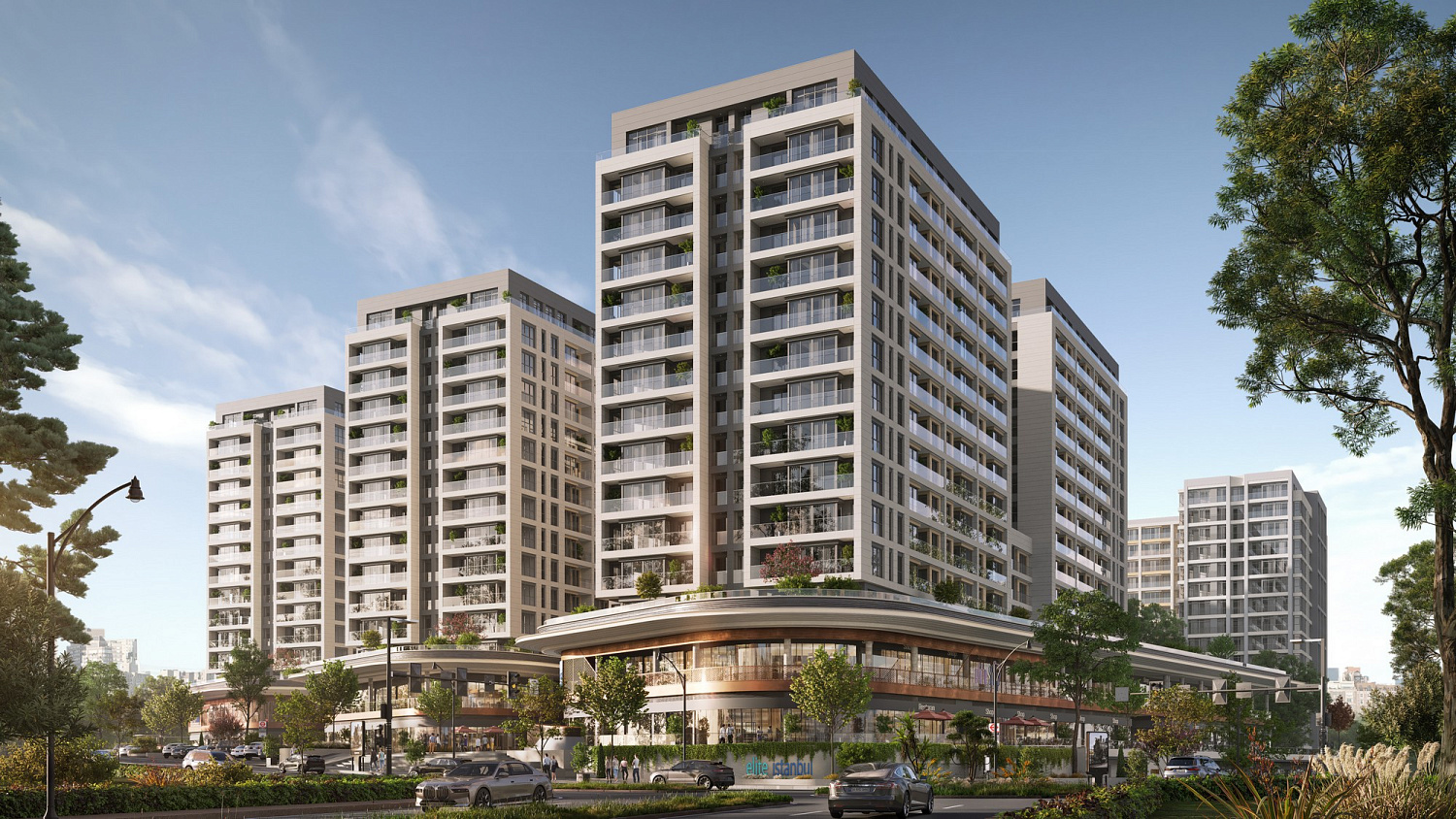 Residential project by the sea with a variety of housing formats