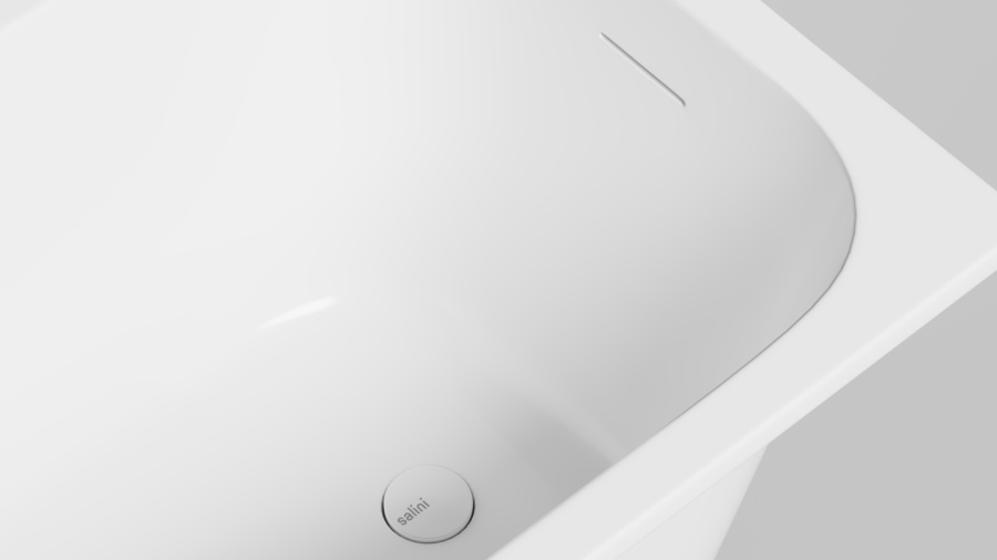 Photo Salini Orlanda injection marble bath 170x75 102117GF RAL