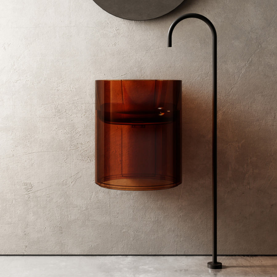Photo Abber Kristall 42 AT2704Opal brown sink