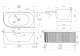 Photo Acrylic bath Abber 150x75 AB9412-1.5 R