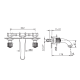 Photo Nicolazzi Onice 2177CR09O sink mixer
