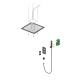 Photo Shower system with thermostat Timo Petruma SX-5029/18SM black gold