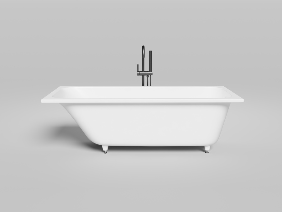 Photo Bath of artificial stone Salini Orlando 170x70 102011MF painting by RAL completely