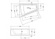 Photo Acrylic bath Duravit Paiova 170x130 SX 700266000000000 left