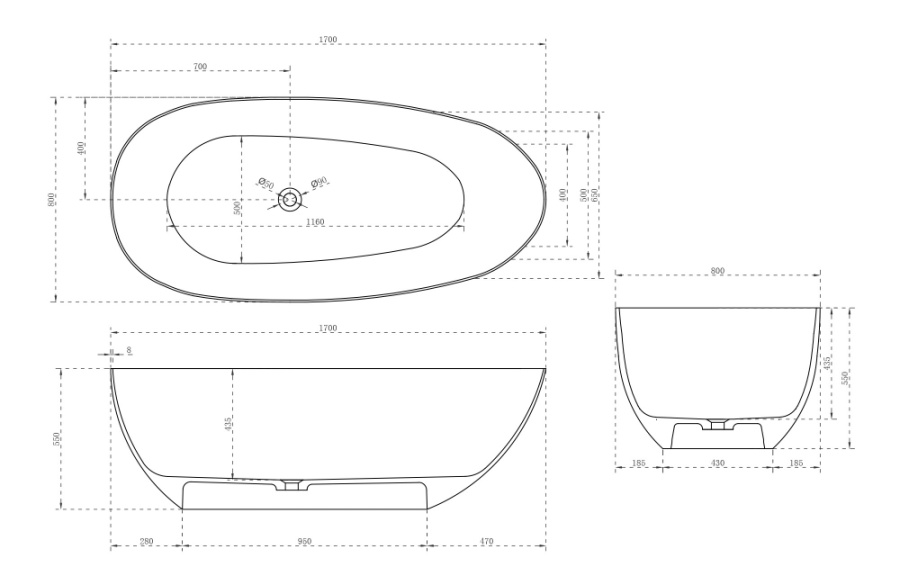 Photo Carbon Bath Abber Karbon 170 AK9011-1.7