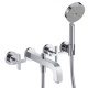Photo Bath mixer Axor Citterio 39447000 with shower set