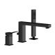 Photo Gessi Rettangolo K 53037#299 black matte sink mixer