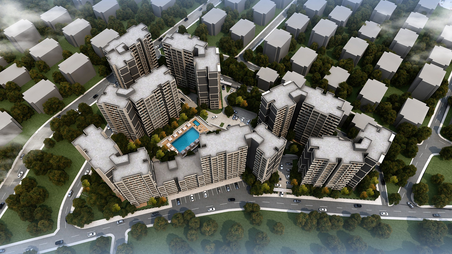 Residential complex with sea views and Princes Islands