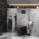 Photo AM.PM Inspire V2.0 CK50GG with sanitary shower and accessories, black matte