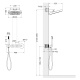 Photo Shower sets Timo Saona SX-2329/03SM black matte