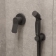 Photo Set with installation AM.PM Spirit V2.0 CK70GH with hygienic shower and accessories, black matte