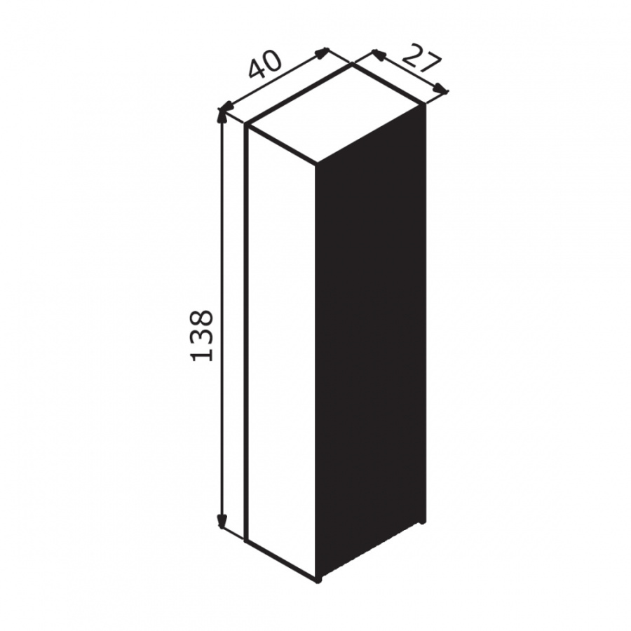 Photo Penal Orka Cube 40 3000367 matte beige