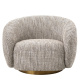 Photo Revolving Brice chair (gray-beige)