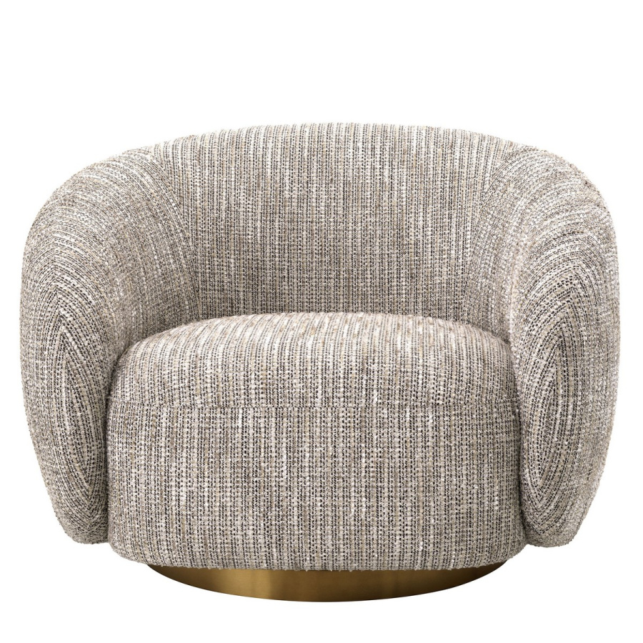 Photo Revolving Brice chair (gray-beige)