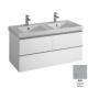 Photo 117 cm Jacob Delafon Odeon Up EB892-N26, gray concrete