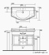 Photo The cabinet under the sink of KERASAN Retro 100 734730 bi mat