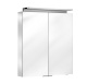 Photo Closet mirrored Keuco Royal L1 65 13602171301 with backlit anodized silver