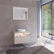 Photo Cube under the sink Keuco Stageline 80 32864180100 with backlit left cashmere