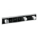 Photo Shower mixer with thermostat hansgrohe RainSelect 15356600 for 3 consumers, black/chrome