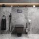 Photo AM.PM Inspire V2.0 CK50GG with sanitary shower and accessories, black matte