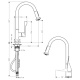 Photo Kitchen mixer Axor Citterio Select 39835000