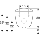 Photo Geberit Citterio 500.510.01.1 Rimfree suspended toilet