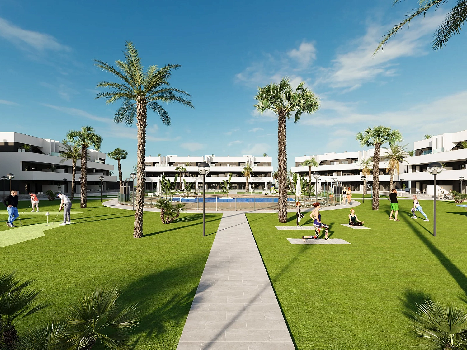 Apartment in a new building Modern apartments in Guardamar del Segura with a communal pool