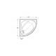 Photo Acrylic bath Roca Bali 150x150 ZRU9302916