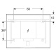 Photo Geberit Option Plus 90 502.783.00.1 backlit, matted aluminum