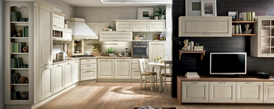 Photo Kitchen Stosa Bolgheri angular 330 by 240 cm
