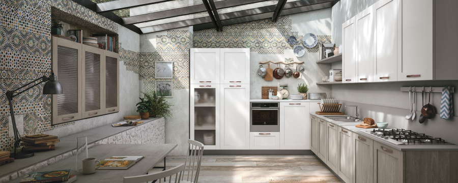 Photo Stosa City kitchen straight 360cm