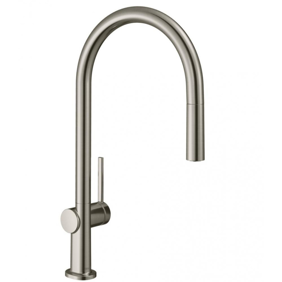 Photo Kitchen mixer hansgrohe Talis M54 72801800 with exhaust shower, steel