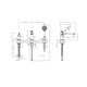 Photo Bath mixer Gessi Venti 20 65037#299 black matte