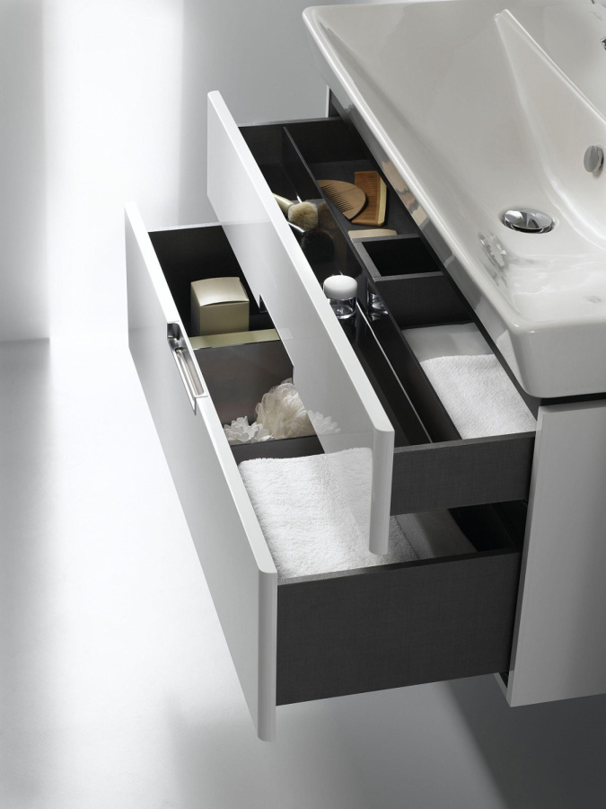 Photo Cube under the sink 95 cm Jacob Delafon Reve EB1136-G95 olive shiny