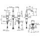 Photo Mixer for bidet Fantini Venezia 29 95 N409S steel
