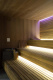 Photo Sauna Effe Yoku.G 105 SA 70 30 0004 aspen heat-treated, left-handed