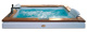 Photo Acrylic bath Jacuzzi Aura PLUS 180x150 9F43-337A
