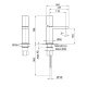 Photo Fantini Milano sink mixer 31 02 3004WF
