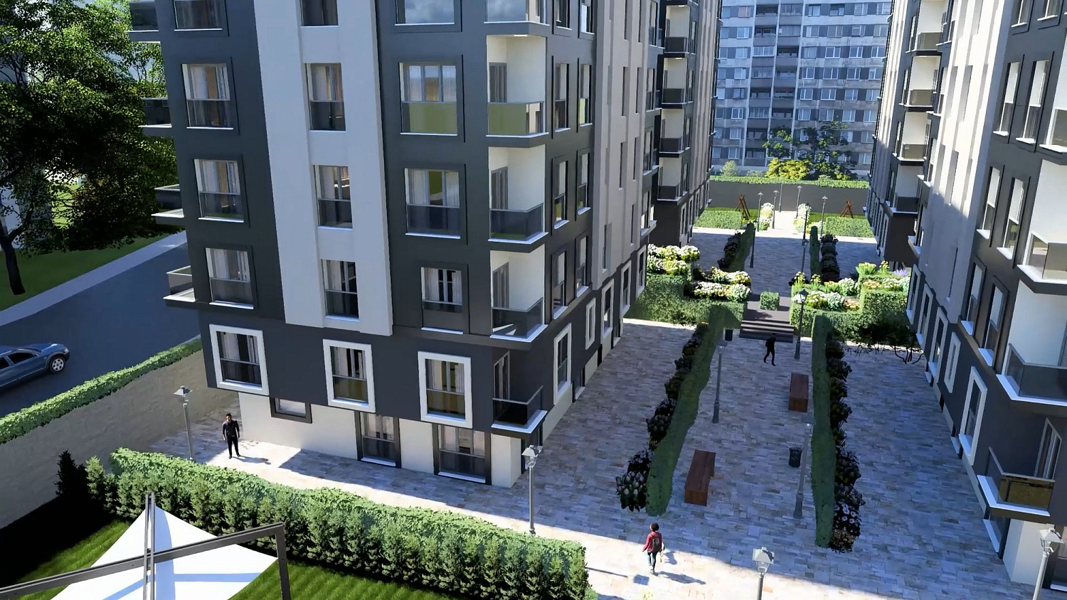 Residential complex in Besiktas near the metro