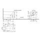Photo TOTO SG CW512YR suspended toilet