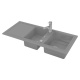 Photo Kitchen sink Duravit Cassia 80 7513111600 grey