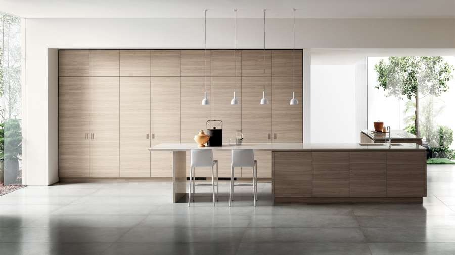 Photo Kitchen Scavolini Qi angular 420 by 270 cm