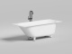 Photo Bath of artificial stone Salini Ornella Kit 160x70 102426M white matte