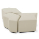 Photo A set of three ottomans Filbert