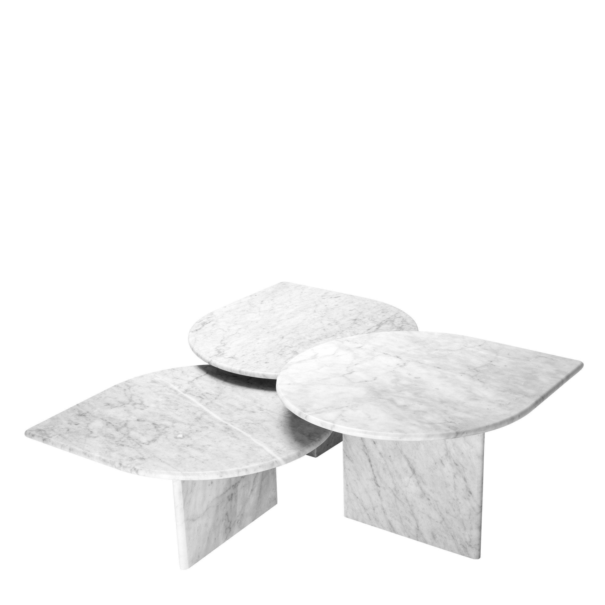 Photo A set of three Naples coffee tables (white)