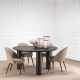 Photo Lombardo dining table (black finish)