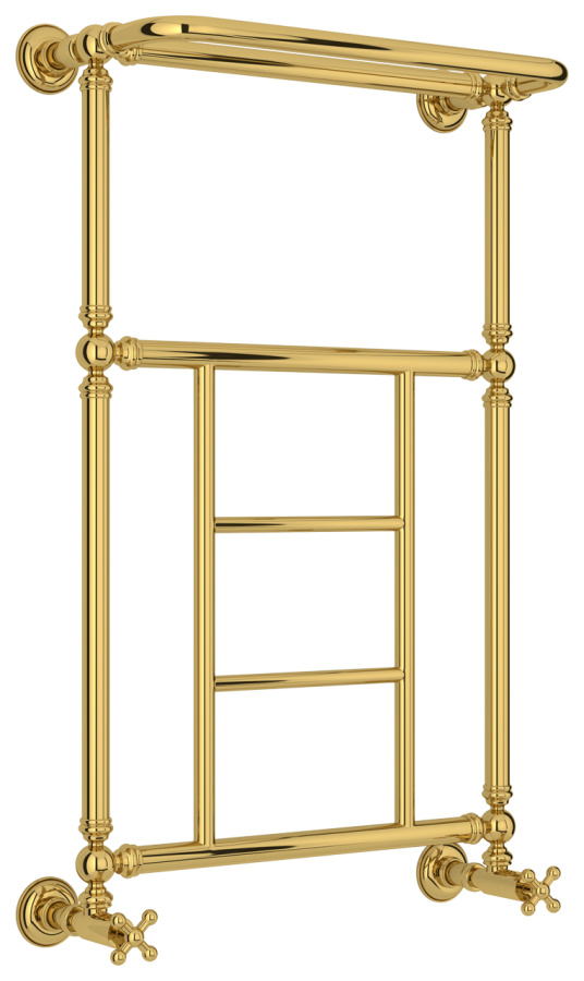 Photo Towel warmer water Sunerja Renaissance 1452 860x500 03-0282-8650 gold