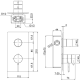 Photo Shower mixer Cisal Xion XI008104D1 steel